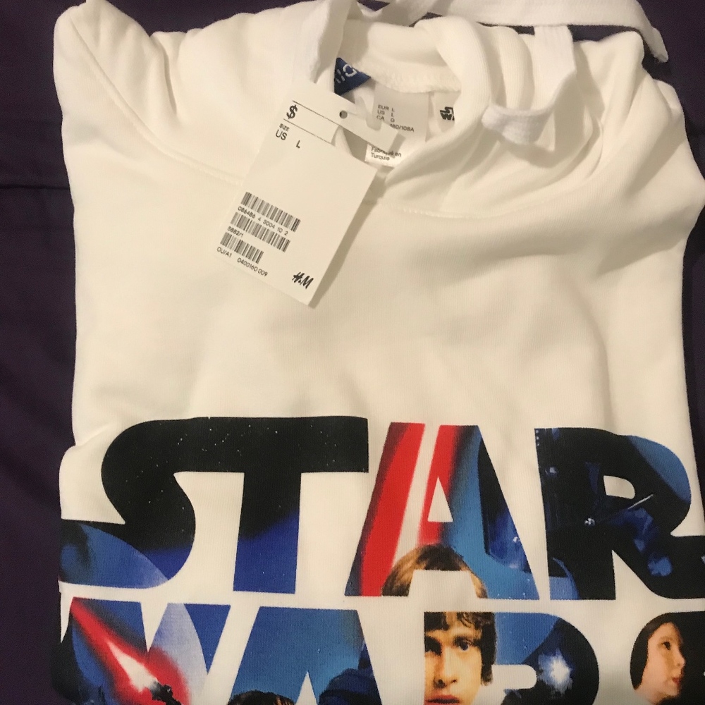 STAR WARS Hoodies Sweatshirts XS,S,L,XL NEW - Picture 4 of 6